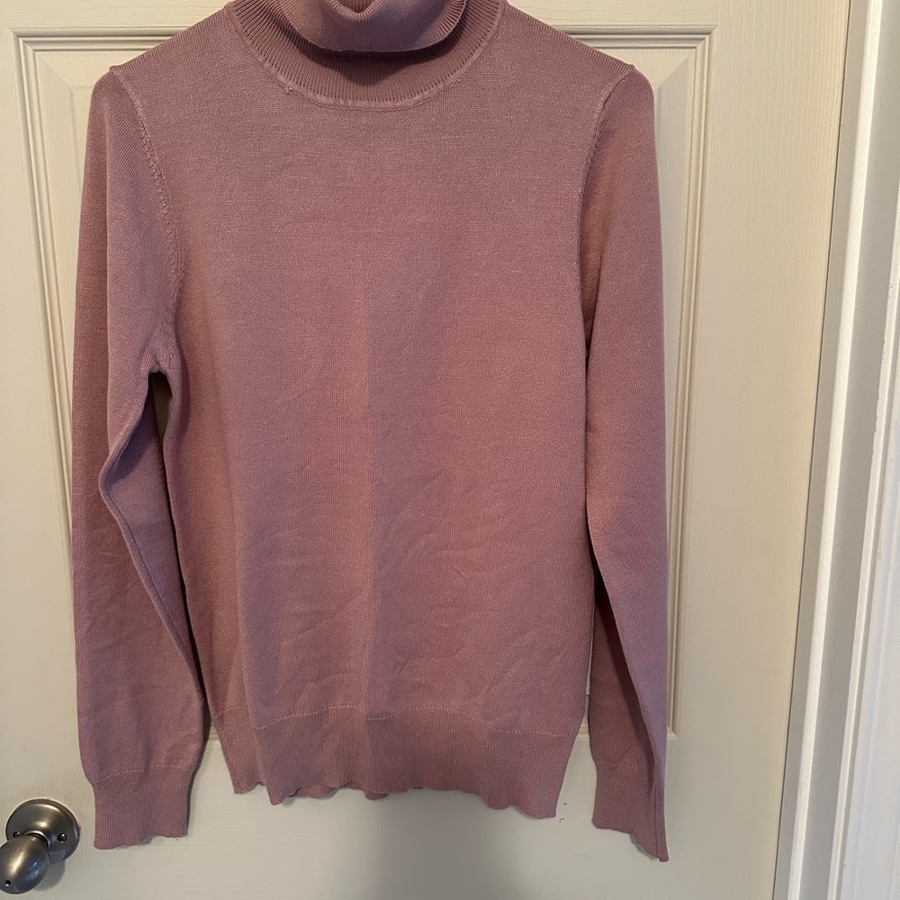Stoosh Mauve Turtleneck Sweater